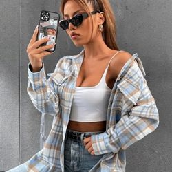 Shein Plaid Jacket size XS for women's 