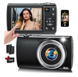 New 8K WiFi Camera with Touch Screen – Amazon $99.96, Selling for $50