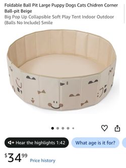Foldable ball pit