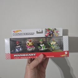 Mario Kart Hot Wheel 4 Set
