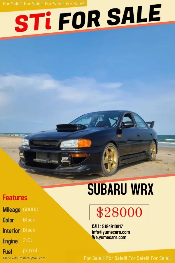 1997 JDM-spec Subaru WRX STi