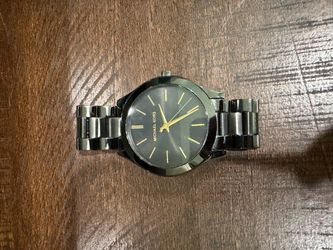 Michael Kors Black & Gold Watch – Women’s