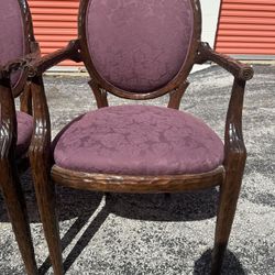 Set of 4 Chairs Antique 