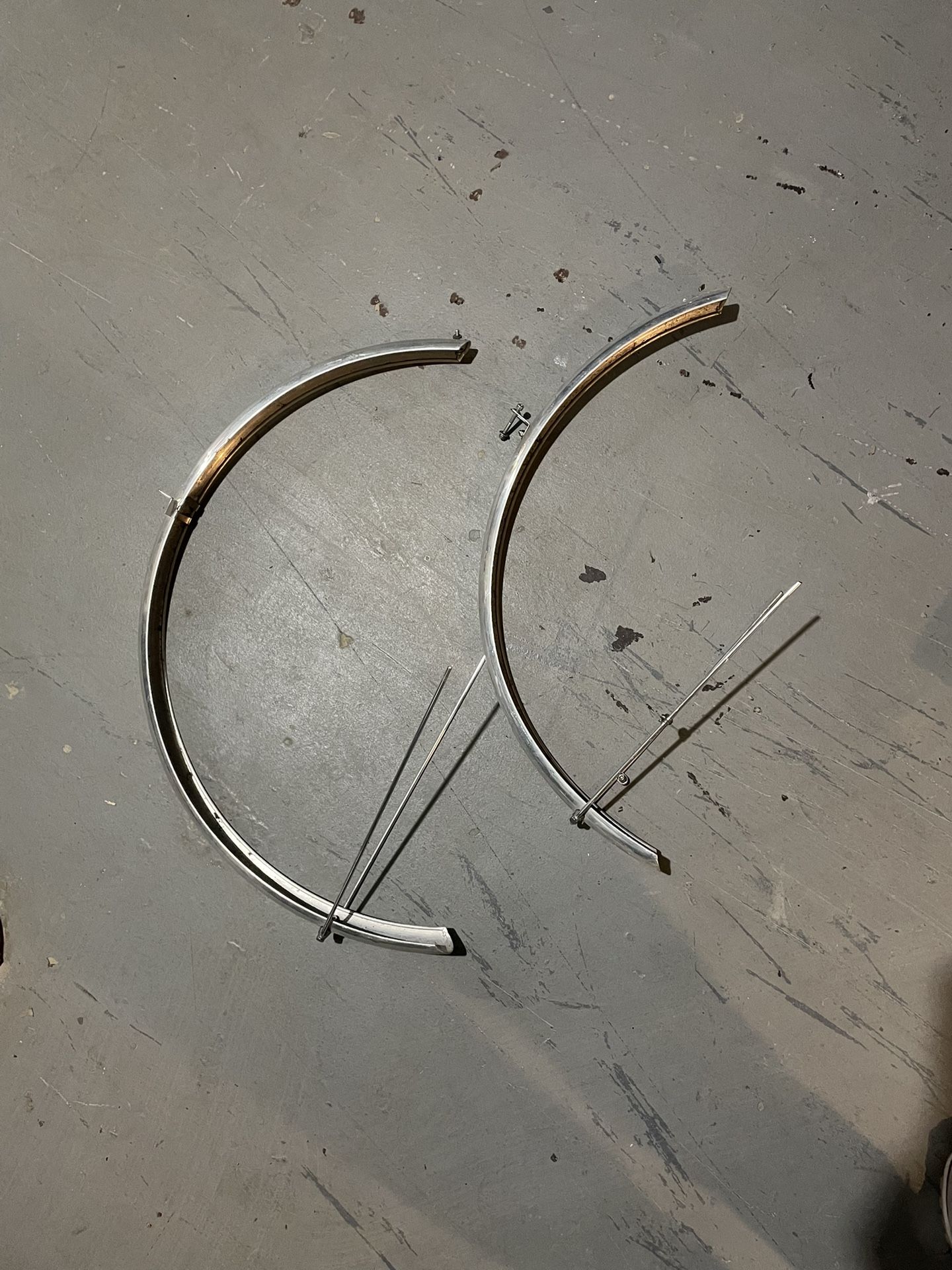 Velo Orange - 700c Fenders - 45mm - works with tires up to 37mm x 700c wide - Good Condition - All mounts and bolts included - If the listing is up an