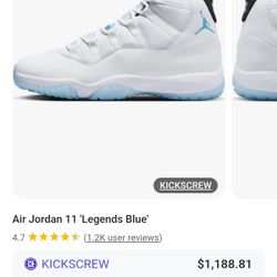 Air Jordan 11 Legend Blue 