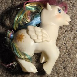 Vintage 1983 My Little Pony G1 Starshine toy. Pegasus pony 