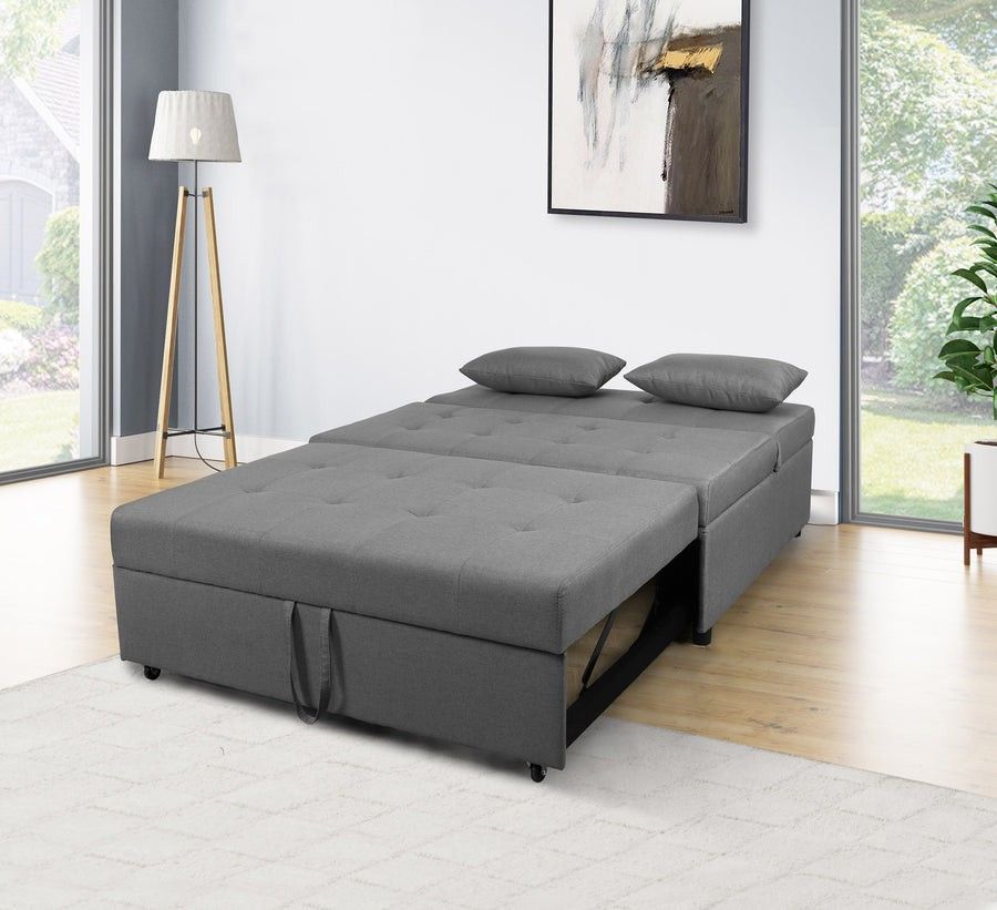 Adjustable Sofa Bed  (Grey)