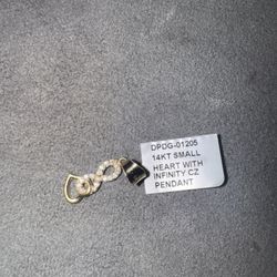 14k Infinite pendant