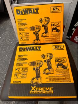 DeWalt Xtreme Sub-Compact 12V Max Brushless 2-Tool Combo Kit DCK221F2