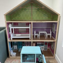 Doll House Fits American Girl Dolls