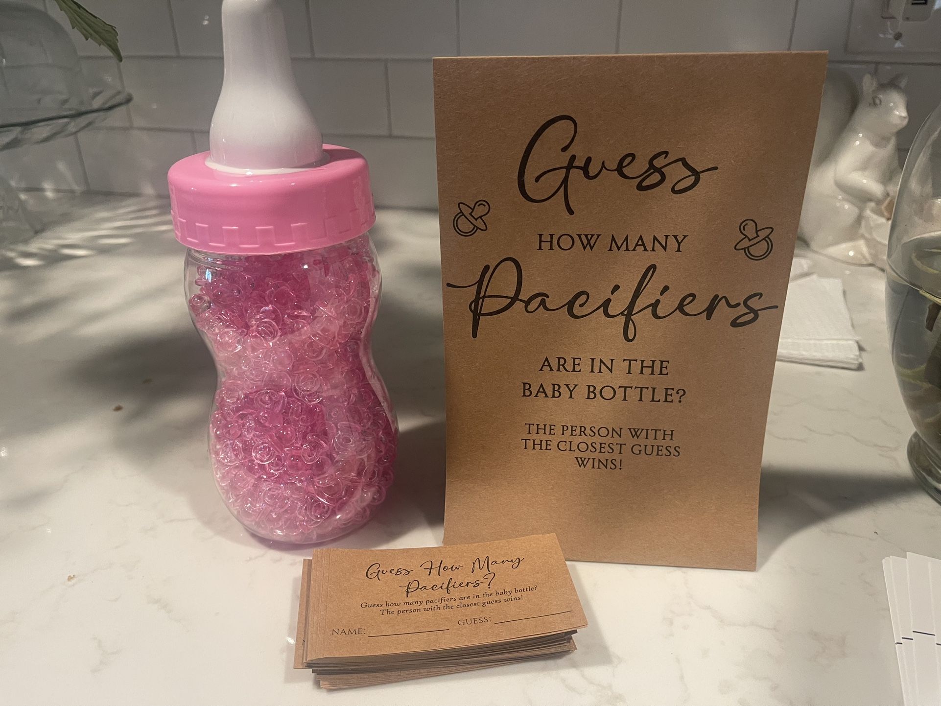Baby Shower Game Supplies