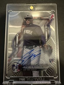 2018 Topps High Tek Gleyber Torres Auto RC Rookie #HT-GT Yankees