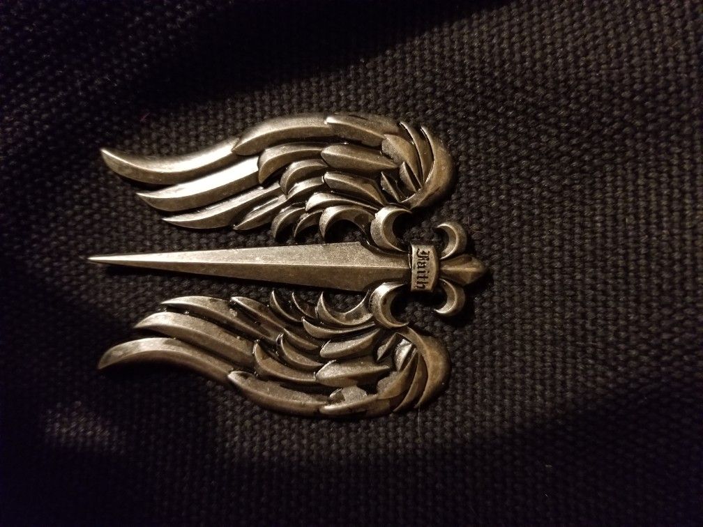 FAITH CONNEXION ITALY RARE Studded Chained Metal BLACK Hand Bag NEW Clothing