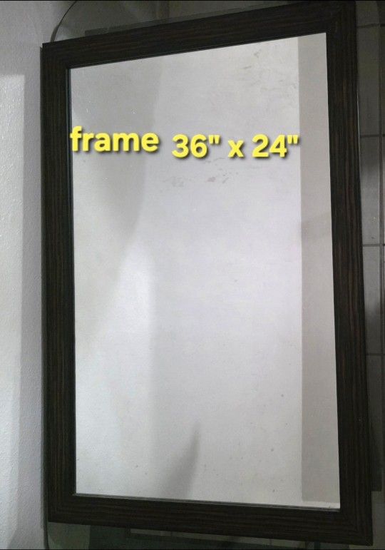 Queen Frame With Dressers and mirror