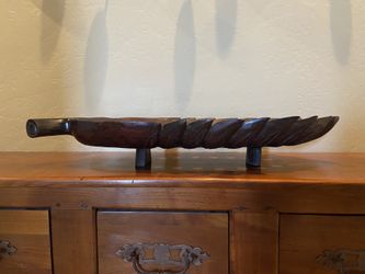 Pier 1 Wooden Leaf Decor