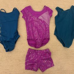 Girls Dance & Gymnastics Leotards – Sizes 4–6