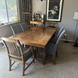 72x42 Solid Wood Table For Sale 