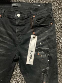purple jeans