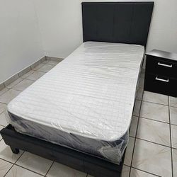NEW TWIN MATTRESS WITH BOX SPRING ♨️ Bed frame is not available
