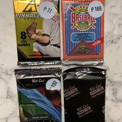 8 High Demand Baseball & Football Sealed Packs