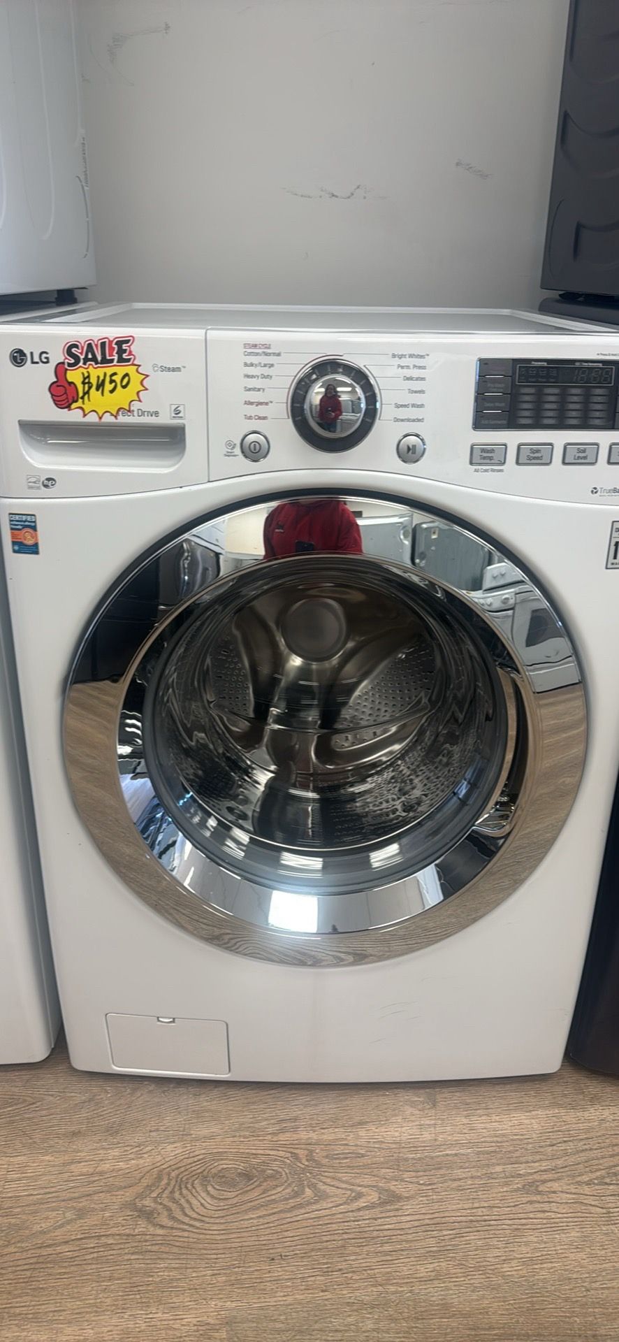 LG front load washing machine with warranty