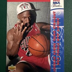 Upper Deck ‘93-94 M. Jordan NBA Finals MVP $10 or BEST OFFER (MINT CONDITION)