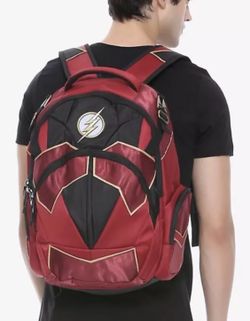 New DC Comics The Flash Built Up Backpack School Tactical Book Bag