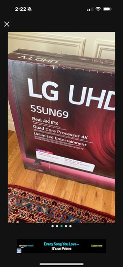 LG 55” Smart TV New 