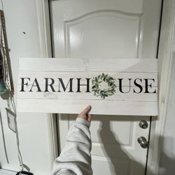 Farmhouse Wooden Sign