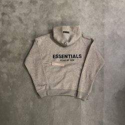 essentials hoodie size s