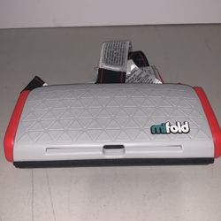 Mifold Grab-And-Go Compact Car Booster Portable Seat Grey Traveling Seat MF01-US