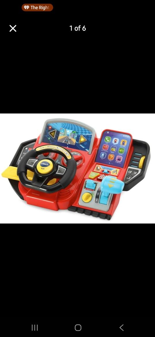VTech Race & Discover Driver Electronic Baby and Toddler Toys