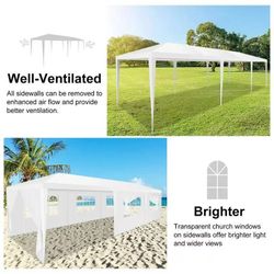 🔥 On sale 🔥*BRAND NEW* *Party Tent* *10x30* Canopy Tents for Parties with 8 Removable Sidewalls $70