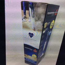 BISSELL POWERFRESH DELUXE STEAM MOP ,STEAMER, TILE, HARD WOOD FLOOR CLEANER  RETAILS FOR 120 WITH TAX