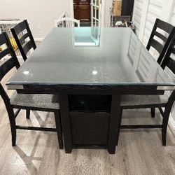 Living Room Dining Table With Chairs