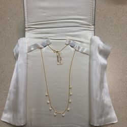 10 K Gold Pearl Necklace.  Weight Is 2.7 Grams.  Brand New In The Original Box. SALE Pending 