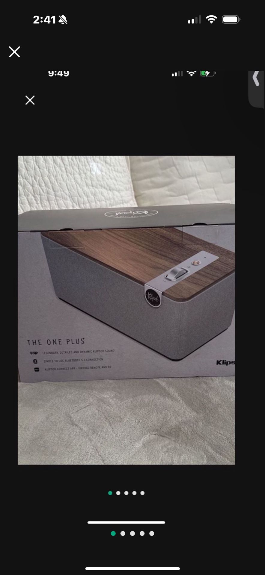 New Klipsch The One Bluetooth Speaker