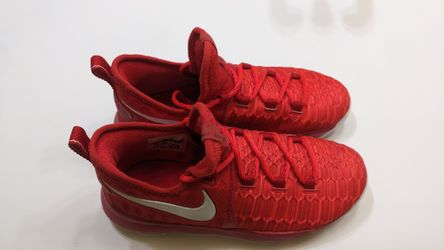  Nike Zoom KD 9 'University Red' Sz 5Y Basketball Shoes 