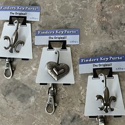 NEW “The Finders Key Purse” 👛 Keychains - Org. $10.99 Ea. (3 For $5)