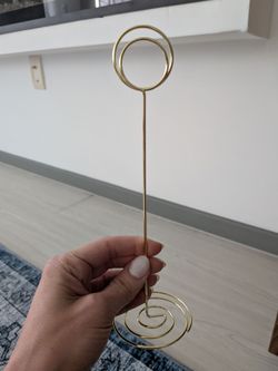 Gold table number holders (30)