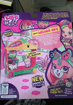 SHOPKINS MELONIE HOPS HOPPY JUICE CART.BRAND NEW for Sale in