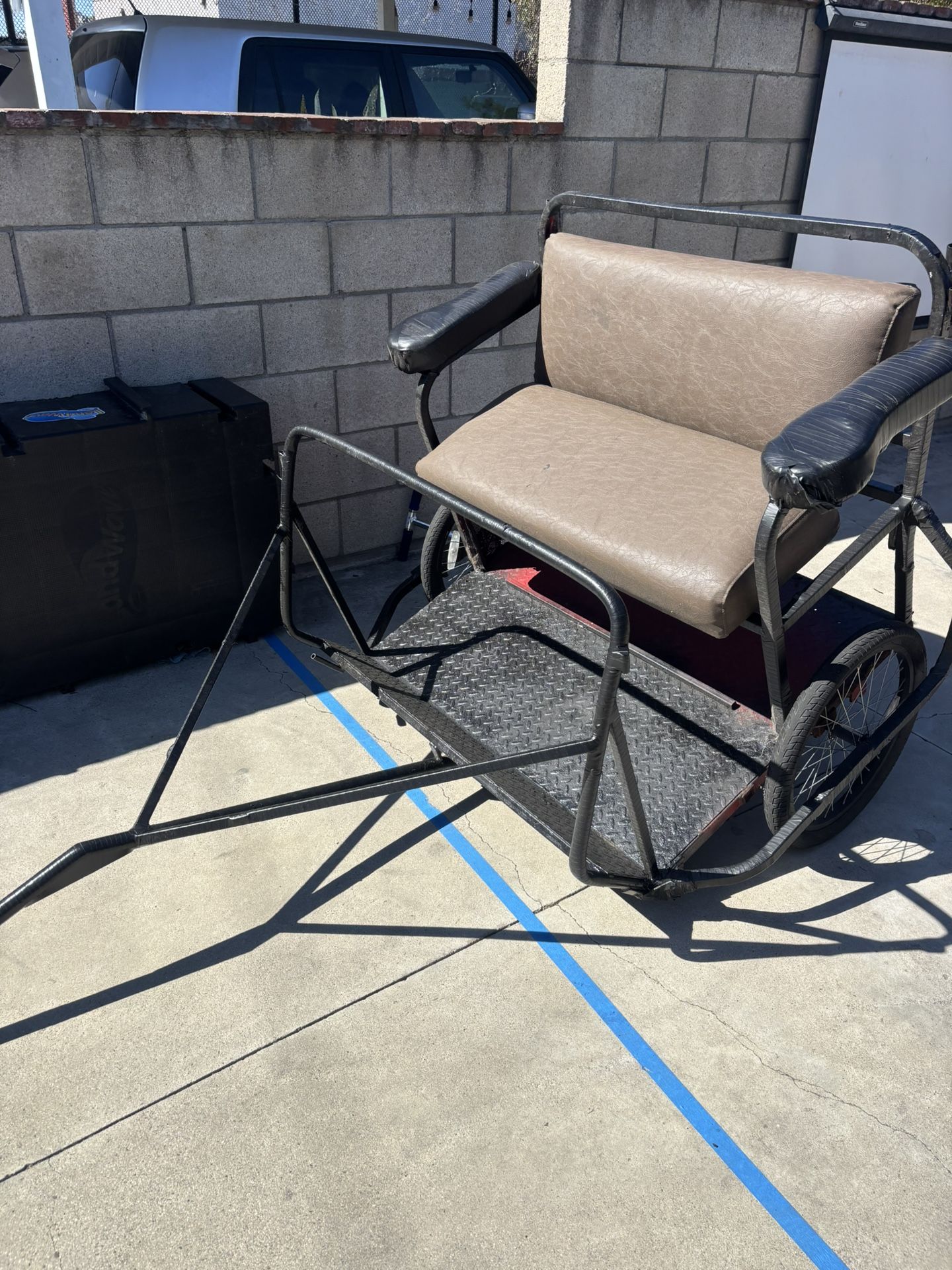 Custom Rickshaw Pedicab Bike Trailer