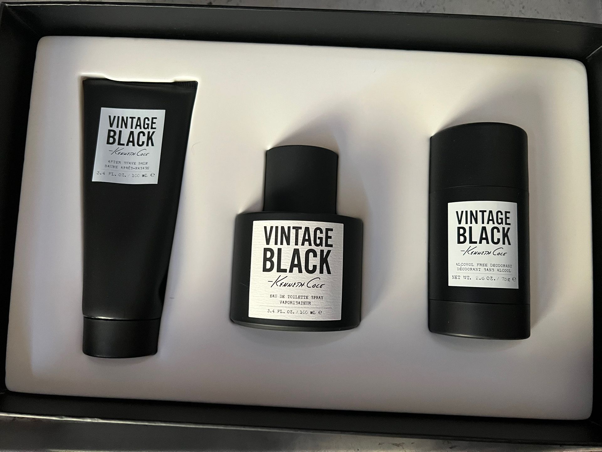 Men’s Cologne Set Kenneth Cole Vintage Black