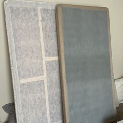 box springs (2 count) for two twin beds or a king size bed.