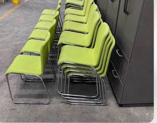Steelcase office chairs stacking lobby guest waiting room