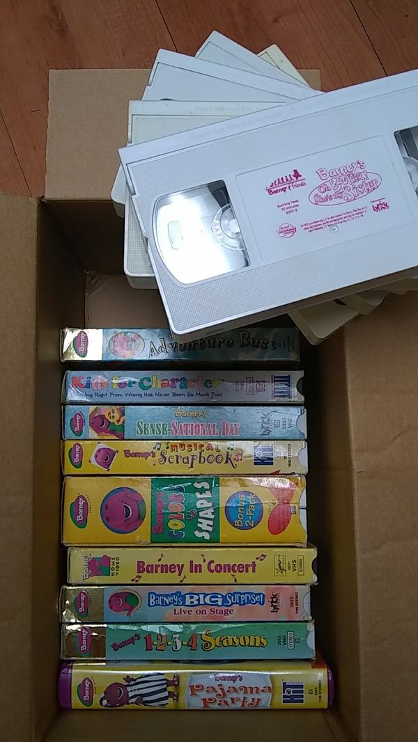 Barney s 16 vhs movies for sale in fort lauderdale fl offerup