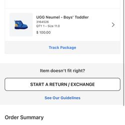 Ugg Nuemel Toddler Size 11