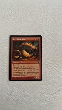 Magic The Gathering “Reckless Wurm”