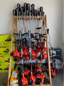Echo, Weedeater, and trimmers