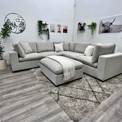 Gray Sectional Couch - Free Delivery